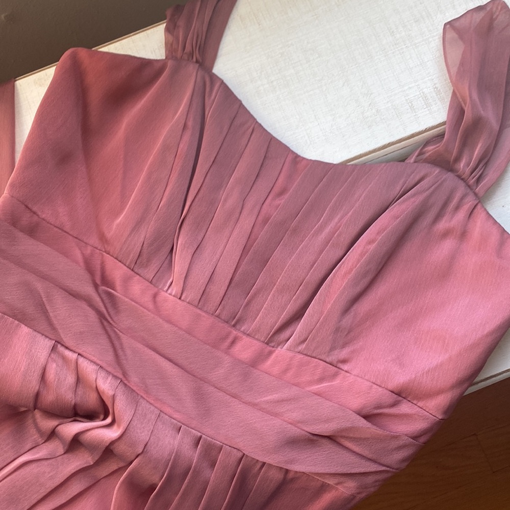 Geranium Chiffon Dress